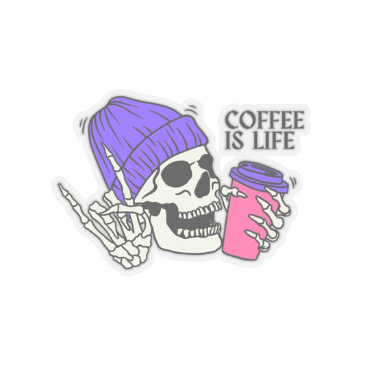 Coffee is Life | Kiss-Cut Stickers